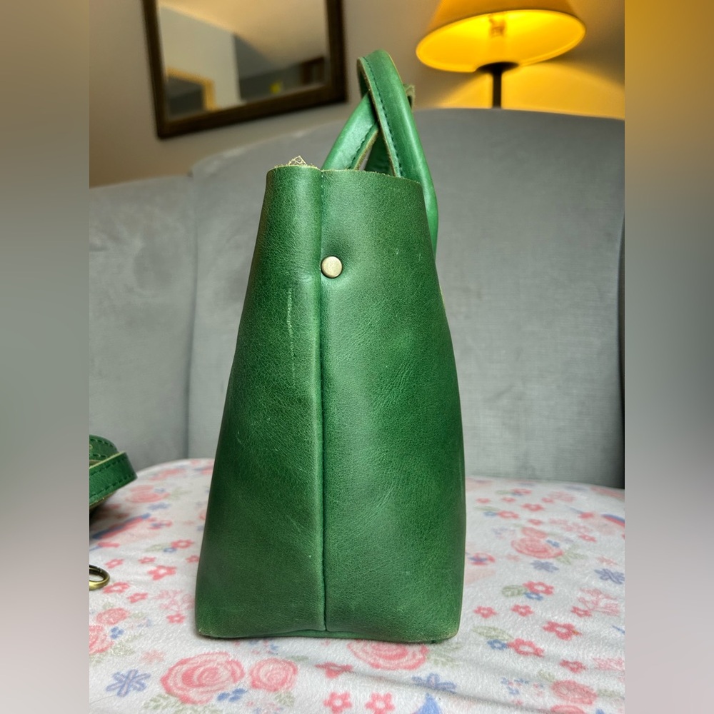 Portland Leather Large Raindrop Cowboy Mint - Picture 7 of 8